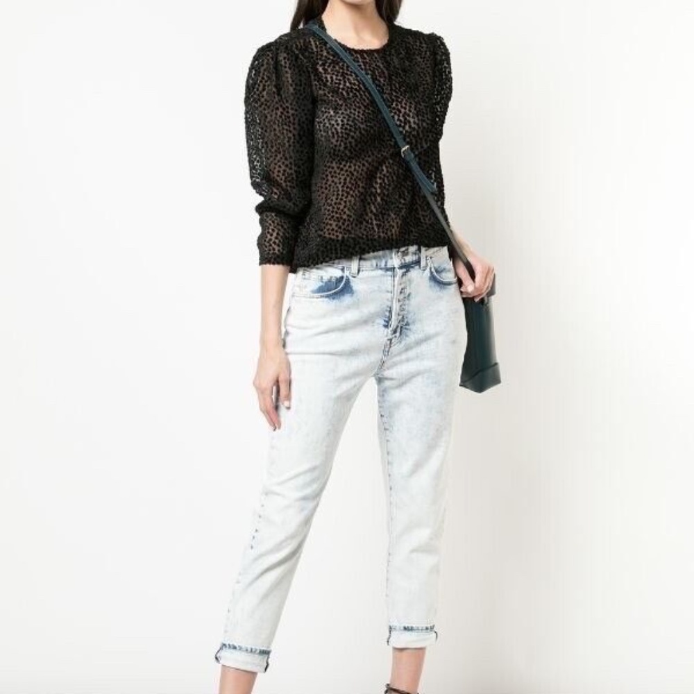 Robert Rodriguez - sheer Long sleeve blouse